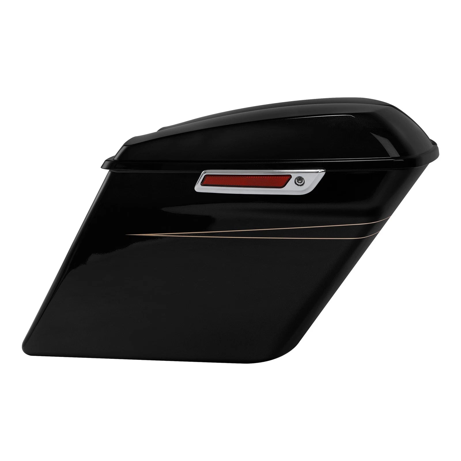 5" Stretched Saddlebags for Harley Electra Road Glide (2014–2023) Black Quartz