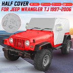 Car Cover for Jeep Wrangler TJ 2 Door (1997–2006) Waterproof Reflective Strips