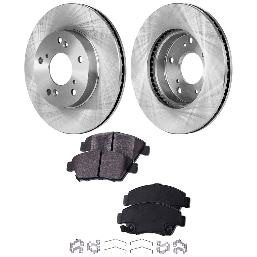 Front Brake Disc Rotors and Pads Kit for Honda Civic Acura ILX (2013–2014)