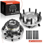 2X Front Wheel Hub & Bearing Assembly for Ford F-350 Super Duty (1999–2004)