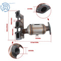 Front Driver Side Catalytic Converter for Ford Explorer (2013–2019)