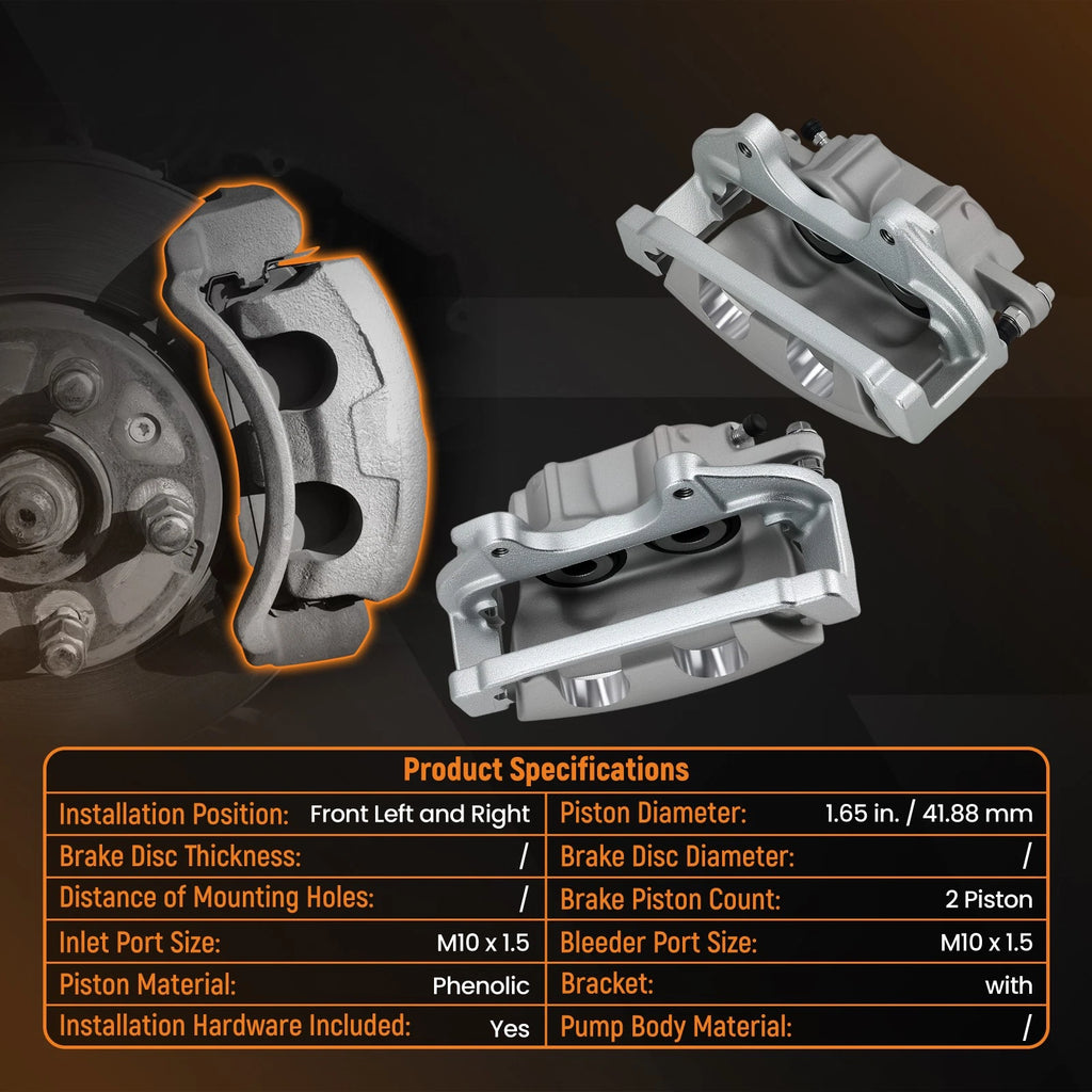 Front Brake Caliper Assembly Kit for Chrysler 300 (2005–2010) 18-B5017