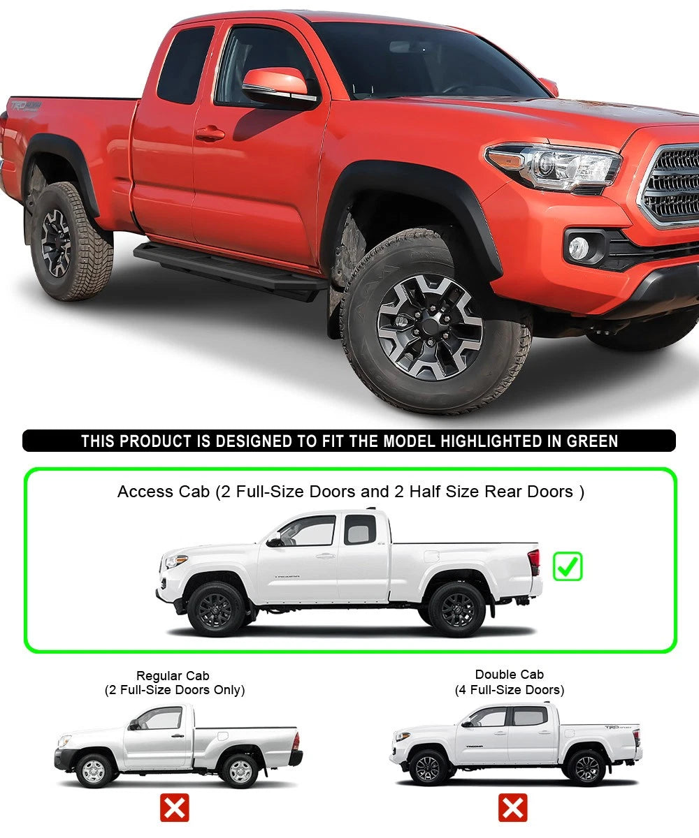 Off-Road Side Armor for Toyota Tacoma (2005-2023)