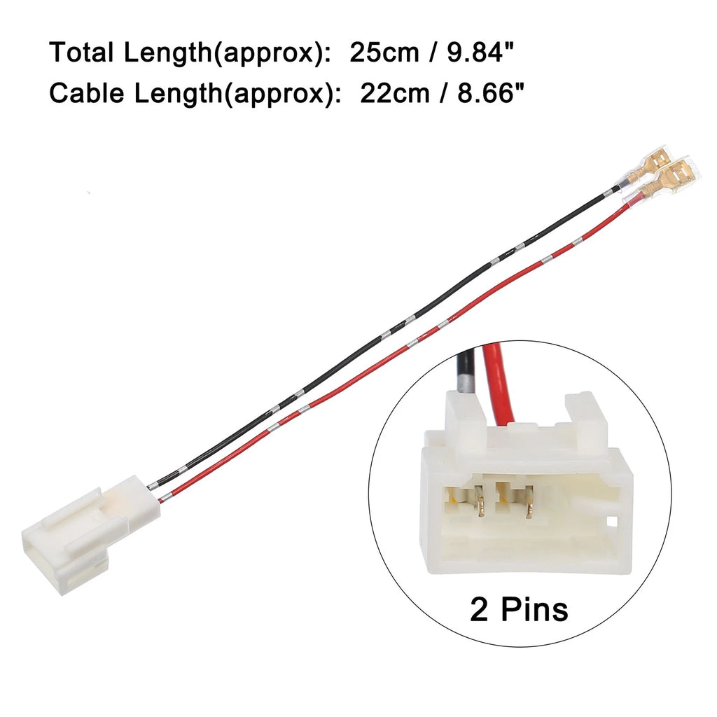 Set of 4 Car Speaker Connector Wire Harness Adapter for Toyota 