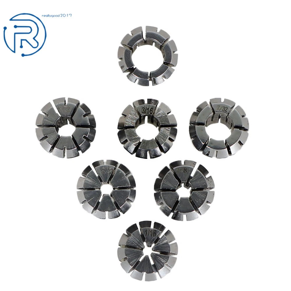 7Pcs ER11 Spring Collet Set for CNC Milling Lathe Engraving Machine