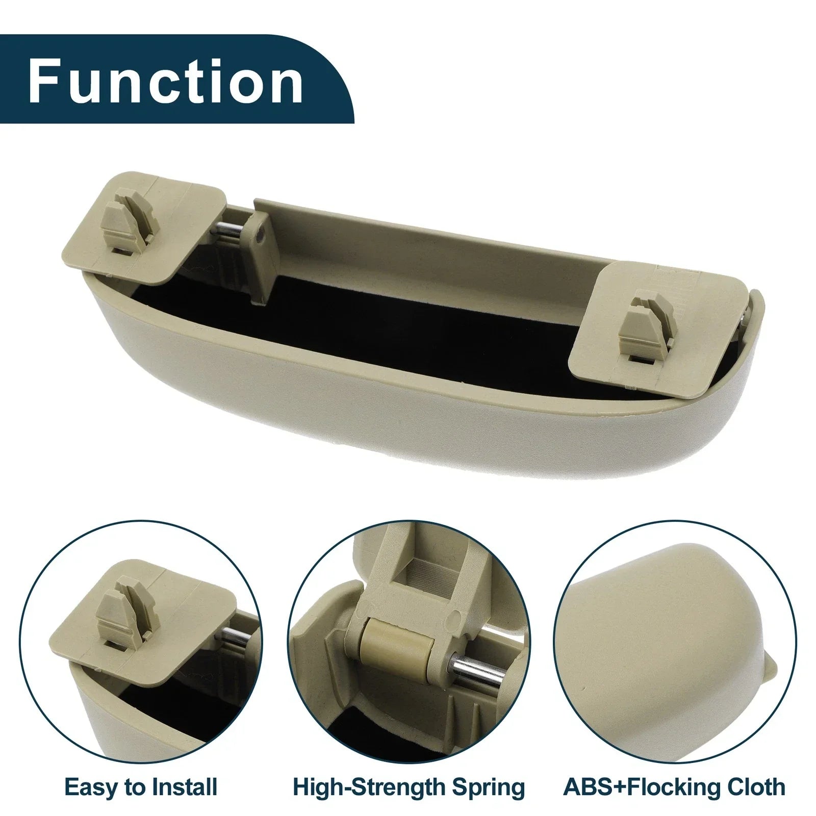 Sunglasses Case for BMW 1 Series F20 Eyeglasses Holder Storage Beige