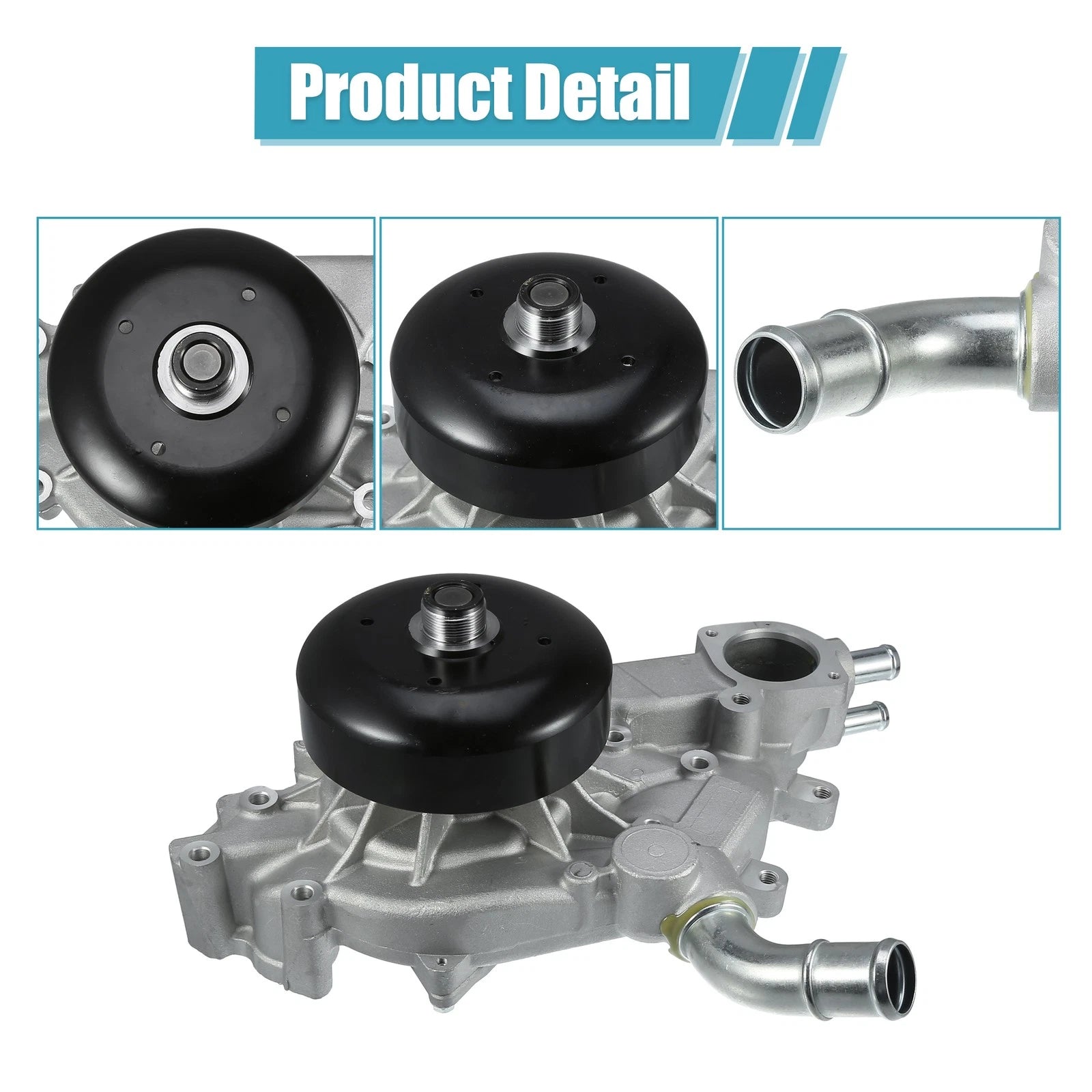 Set of 1 Engine Water Pump with Thermostat No.12456113 for Chevrolet Avalanche (2002–2013)