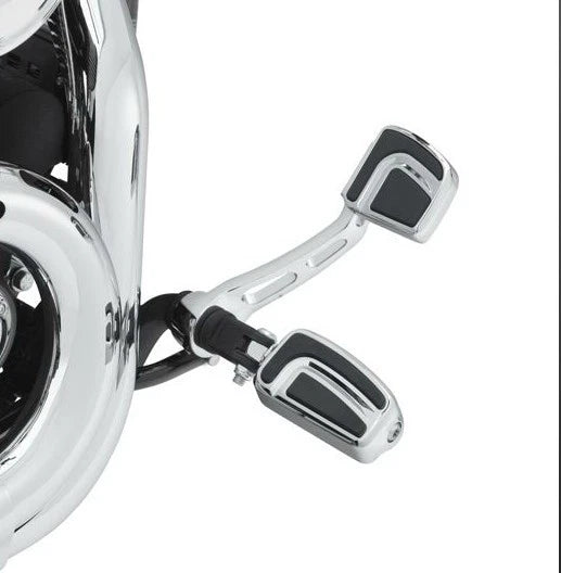 HTTMT Black Airflow Brake Pedal Pad for Harley Dyna (1993–Present), XL (2014–Present)