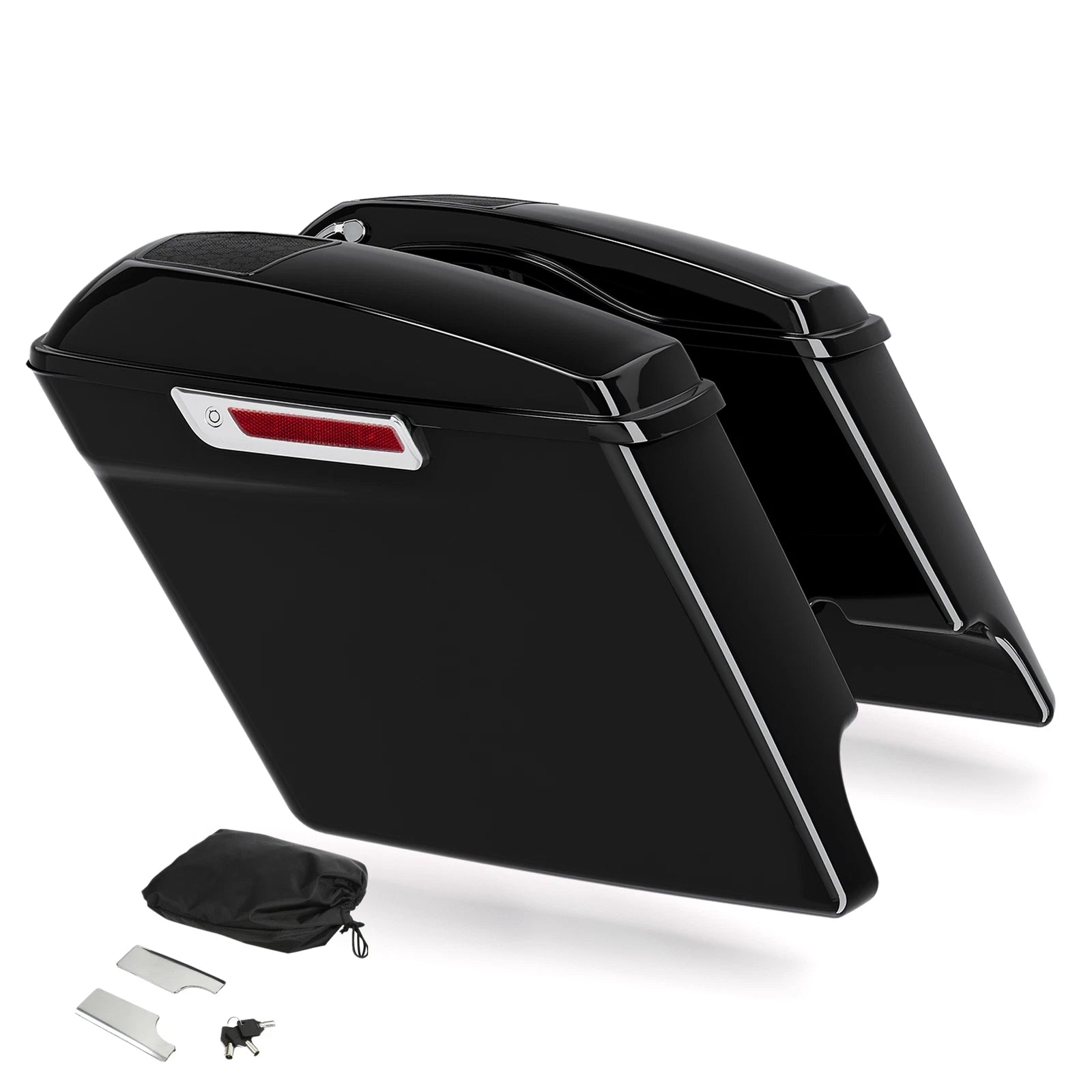 5" Stretched Saddlebags for Harley Street Glide (1993–2013)