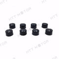 8PCS Black Cap Dress Cover for Harley Touring (1999–2006) Push Rod Tappet Block Bolt