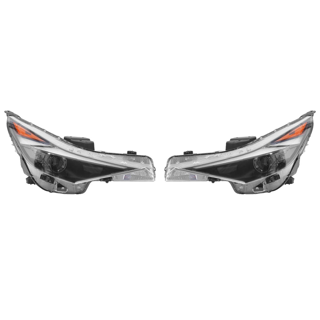 Headlights for Hyundai Elantra (2021–2022) Halogen with LED DRL Left+Right