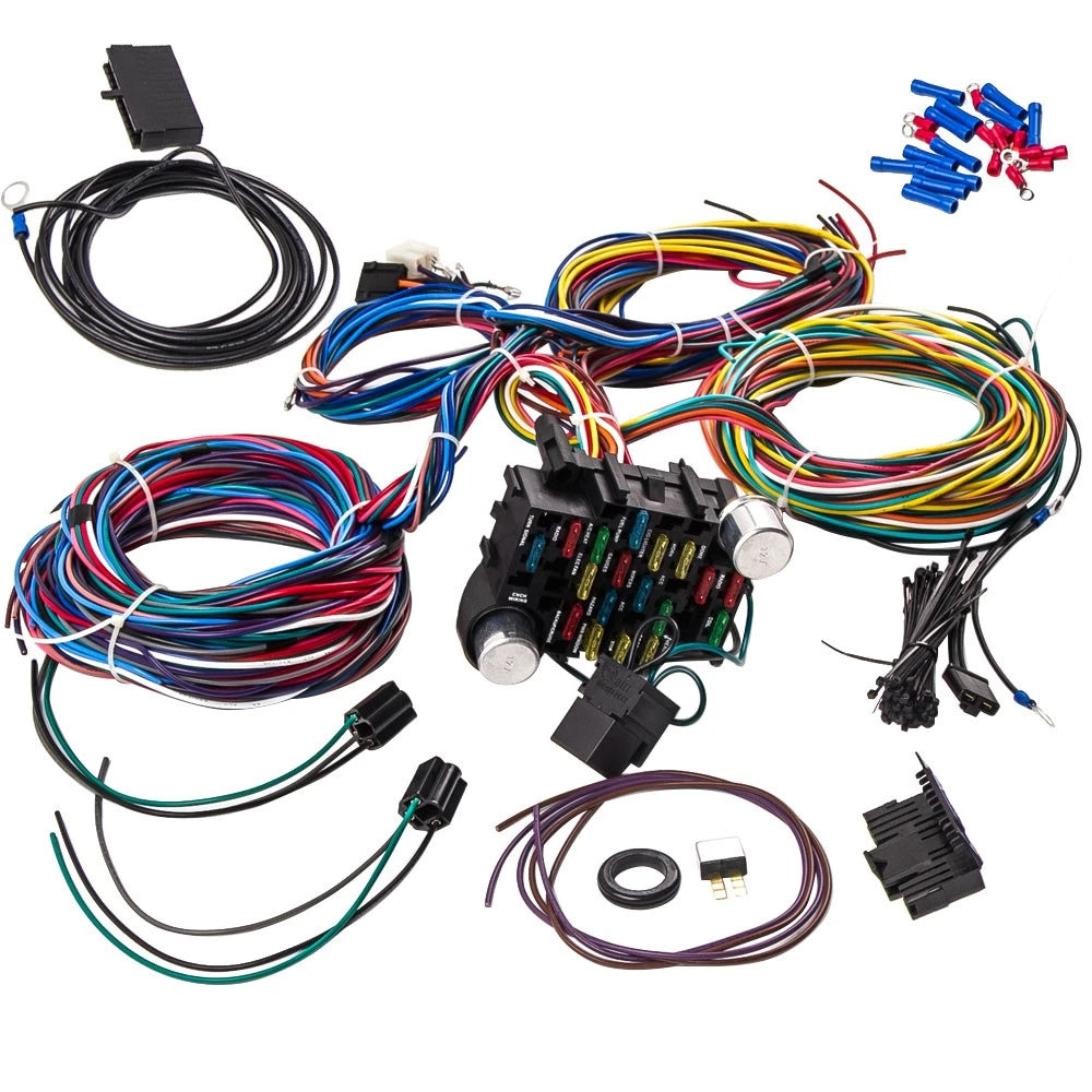 21 Circuit Wiring Harness for Chevy GMC (1973–1982) Universal Long Wires