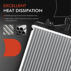 Radiator with Oil Cooler for Subaru Forester (2009–2013) Turbocharged