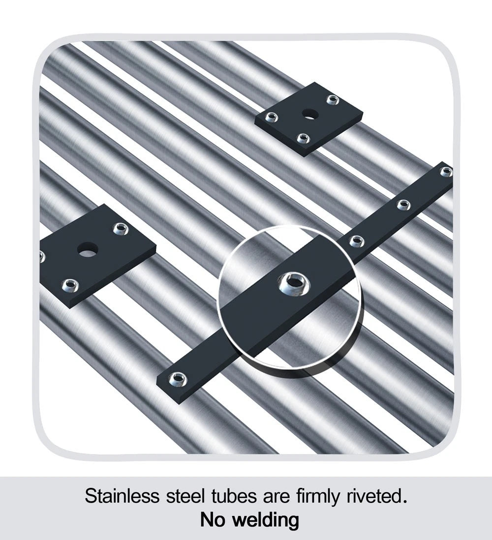 Stainless Silver Tubular Grille for Chevy Silverado 2500/3500 (2007-2010)