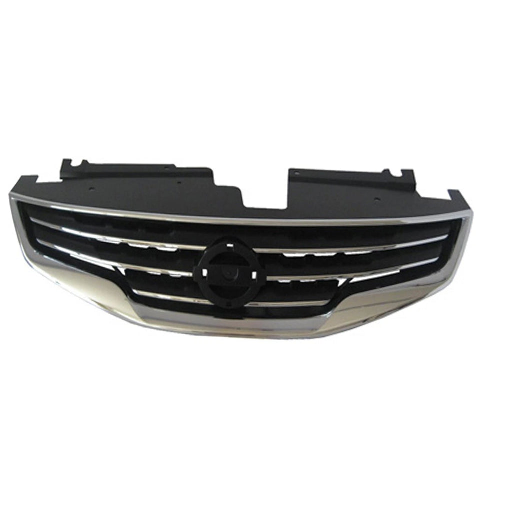 Replacement Front Black Chrome Plastic Grille for Jeep Wrangler (2007–2018)