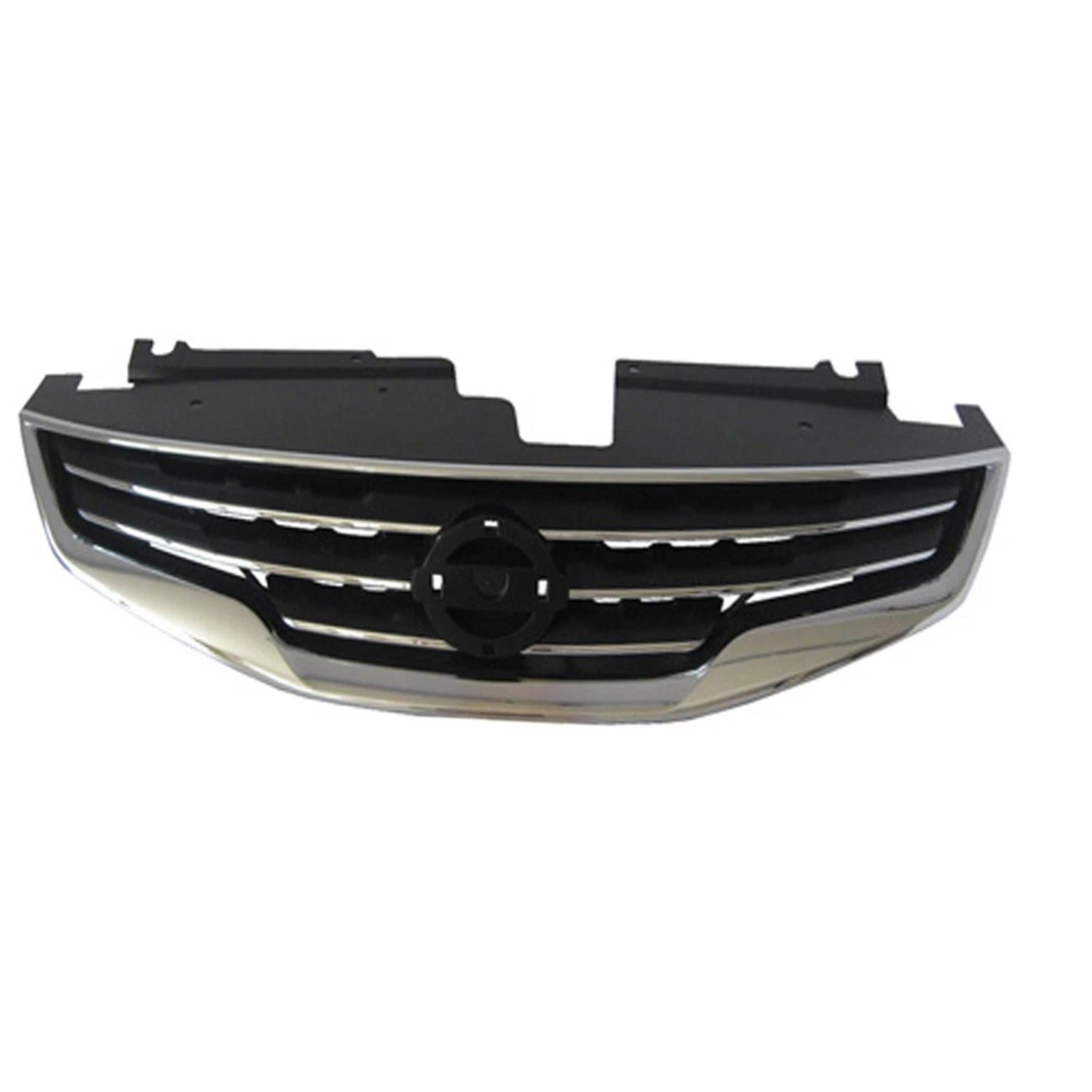 Replacement Front Black Chrome Plastic Grille for Jeep Wrangler (2007–2018)