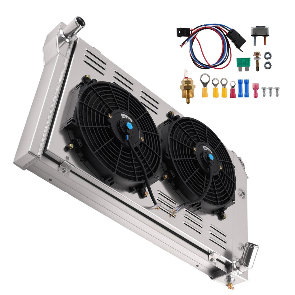 Aluminum Engine Radiator Shroud Fan for Chevrolet Corvette (1977-1982)
