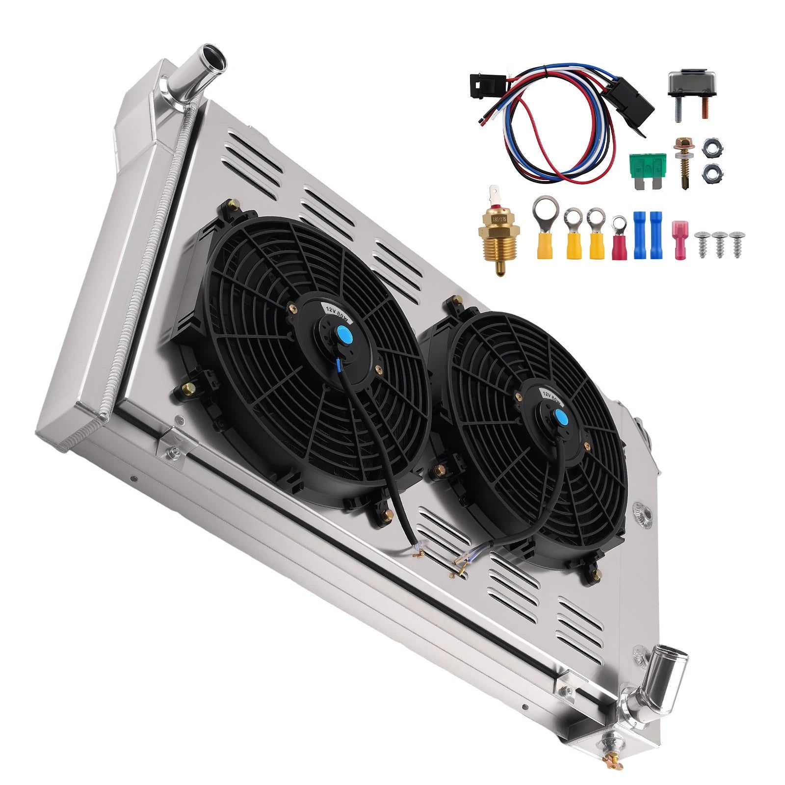 Aluminum Engine Radiator Shroud Fan for Chevrolet Corvette (1977-1982)