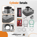 Big Bore 72mm Cylinder Piston Kit for Honda TRX250EX 250X Recon 250 (2001–2009)