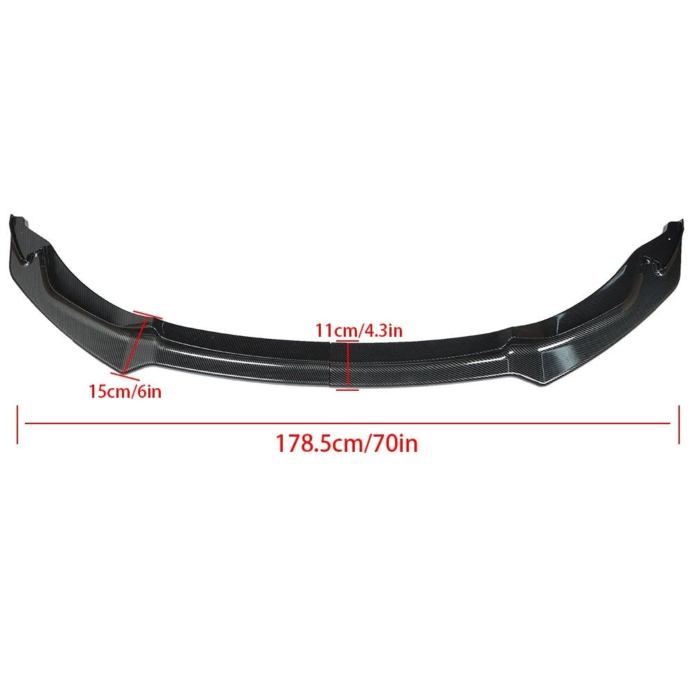 Front Lip Splitter for BMW M3 M4 F80 F82 F83 (2015–2020) Carbon Fiber