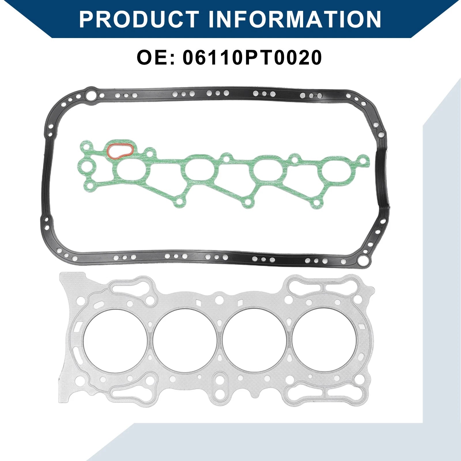 Cylinder Head Gasket Kit No. 06110PT0020 for Honda F20A3/CB3 (1990–1995)