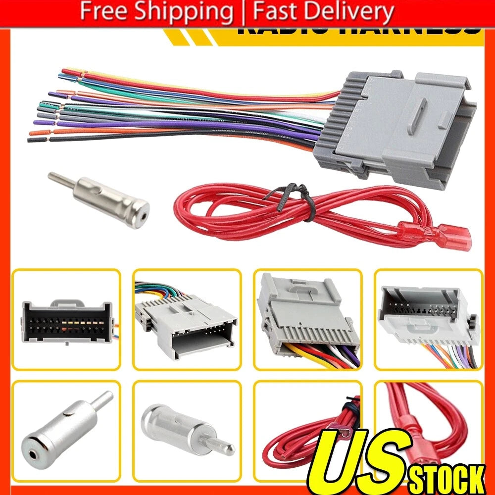 Car Radio Stereo Dash Kit for Hummer Cadillac Chevy