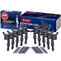 Set of 10 Ignition Coils & Spark Plugs for Ford 6.8 V10 (2000–2008)