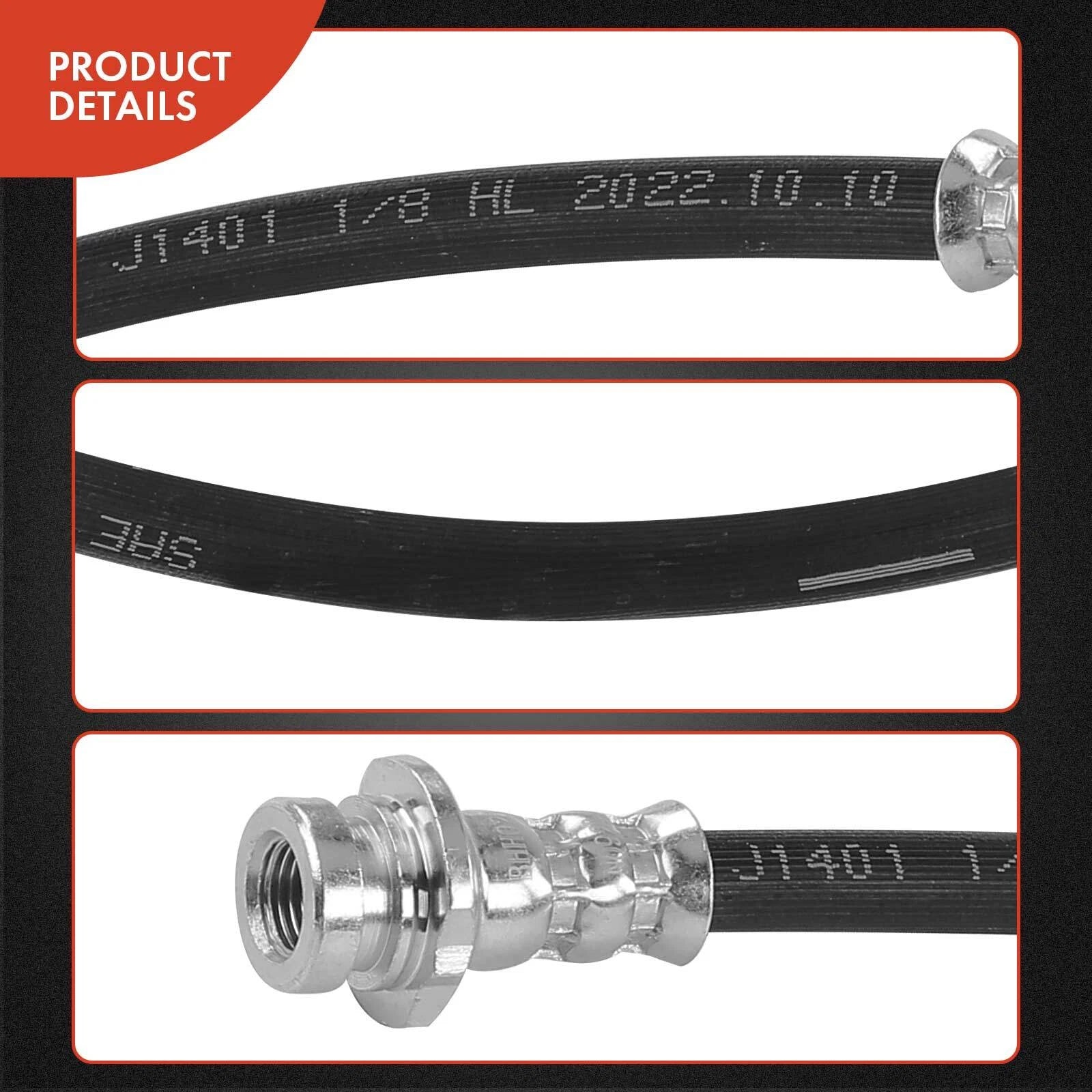 Front Left Brake Hydraulic Hose for Nissan D21 (1986–1994)