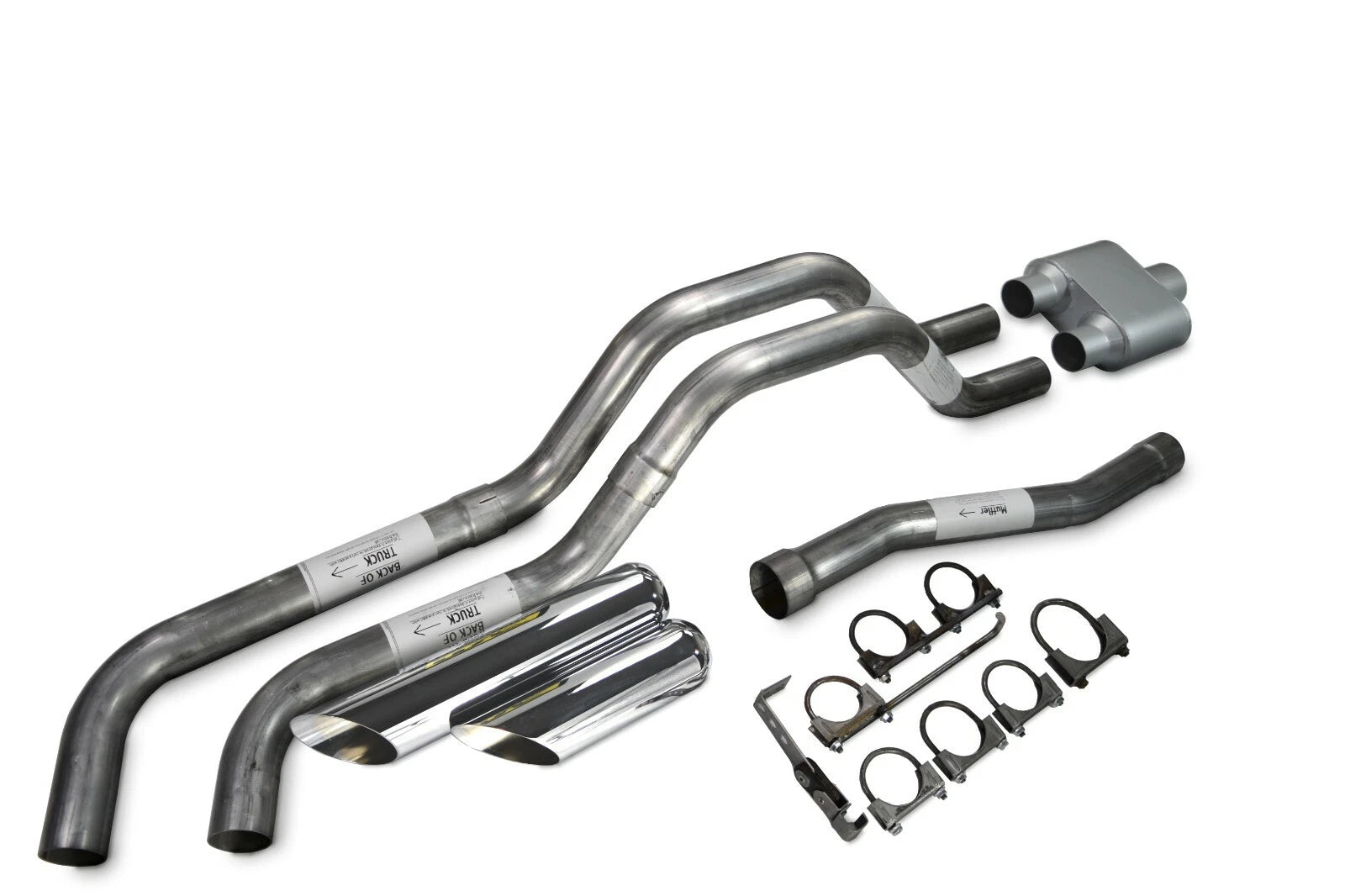Dual Exhaust Muffler 2.5" Side Exit for Nissan Titan (2004–2006)
