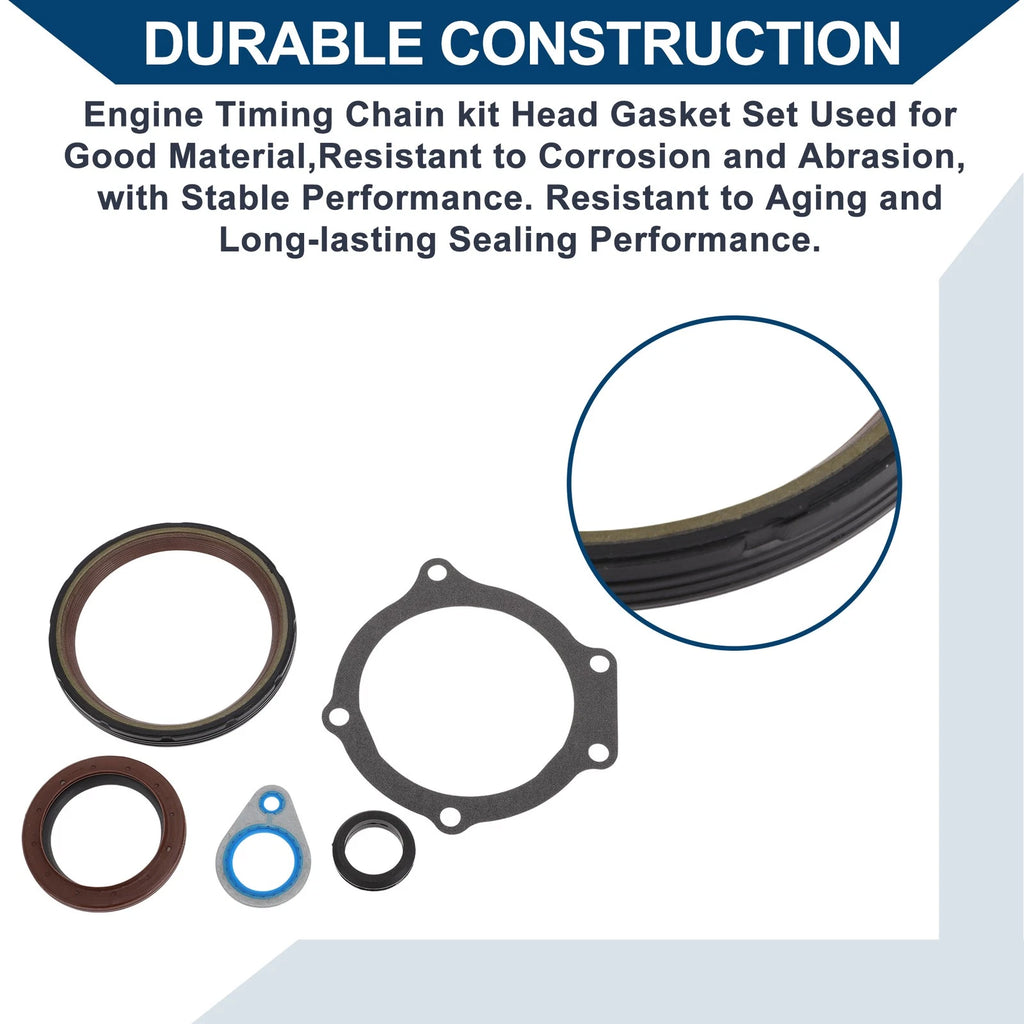 Set of 1 Engine Timing Cover Gasket TCS45052 for GMC Envoy (2004–2009)
