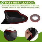 1 Pair ABS Mirror Cover Cap Glossy Black for Subaru Crosstrek (2013–2014) 91059AJ210