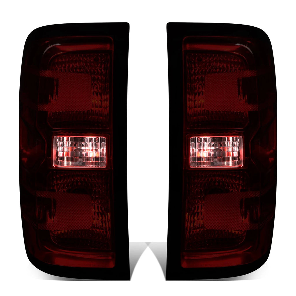 Smoked Lens Tail Brake Lights for Chevy Silverado GMC Sierra (2014–2019)