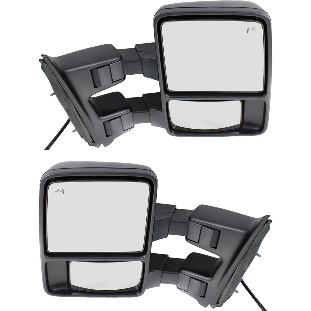 Towing Mirrors Set of 2 Heated for Ford F250 F350