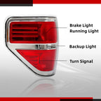 Rear Tail Light Brake Lamp for Ford F-150 Pickup (2009-2014) Driver Side