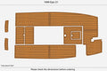 EVA Cockpit Pads for Epic 21 (1999) - Foam Faux Teak Deck Flooring Mats