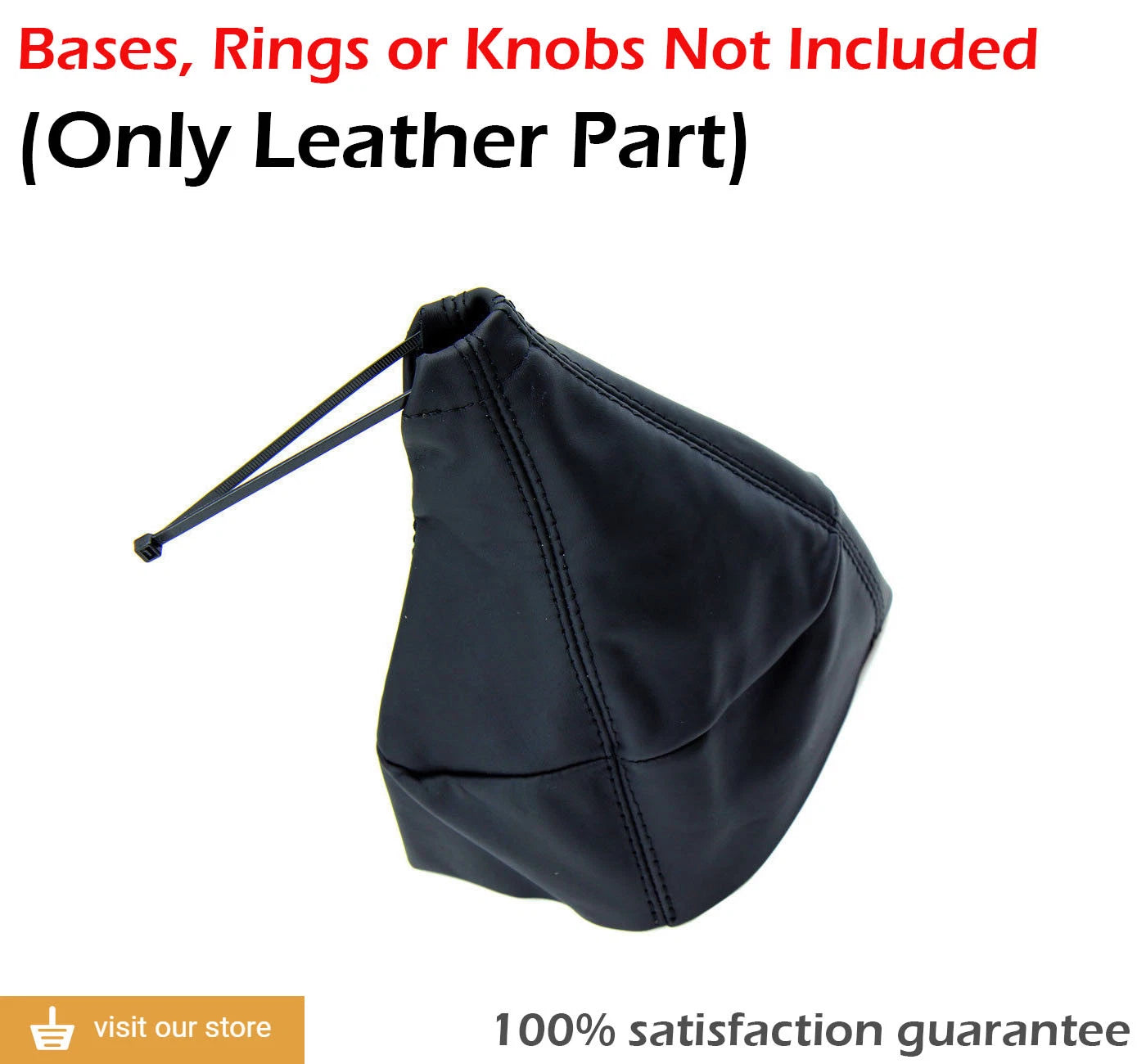 Manual Shift Boot Cover for Datsun 240Z 260Z 280Z (1980–1985) Black PVC Leather