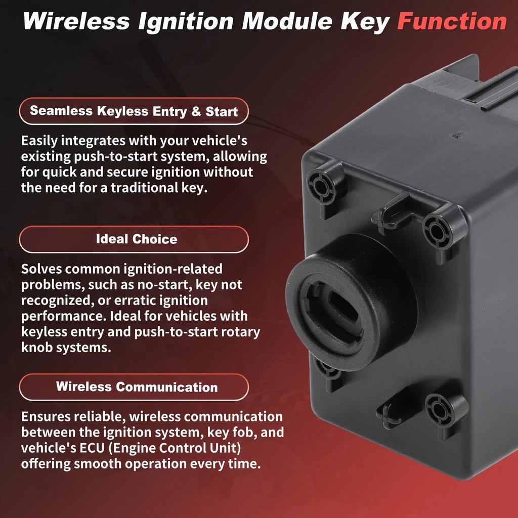 Ignition Module Switch with Key Fob for Ram 1500 2500 3500 (2011–2012) 68105738AF