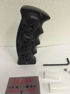Shift Knob Aluminum Pistol Grip Skull Style for Black Hot Rod Car Universal