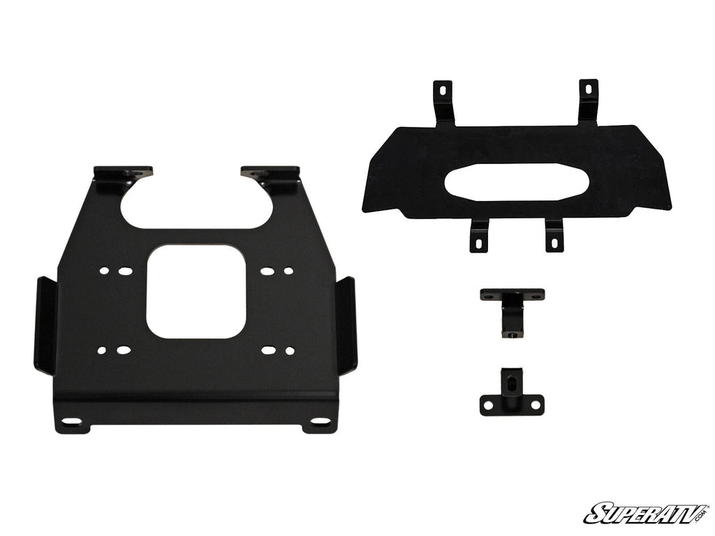 SuperATV 3500 lb Winch & Mount for Polaris RZR XP Turbo / 4 Turbo (2019–2021)