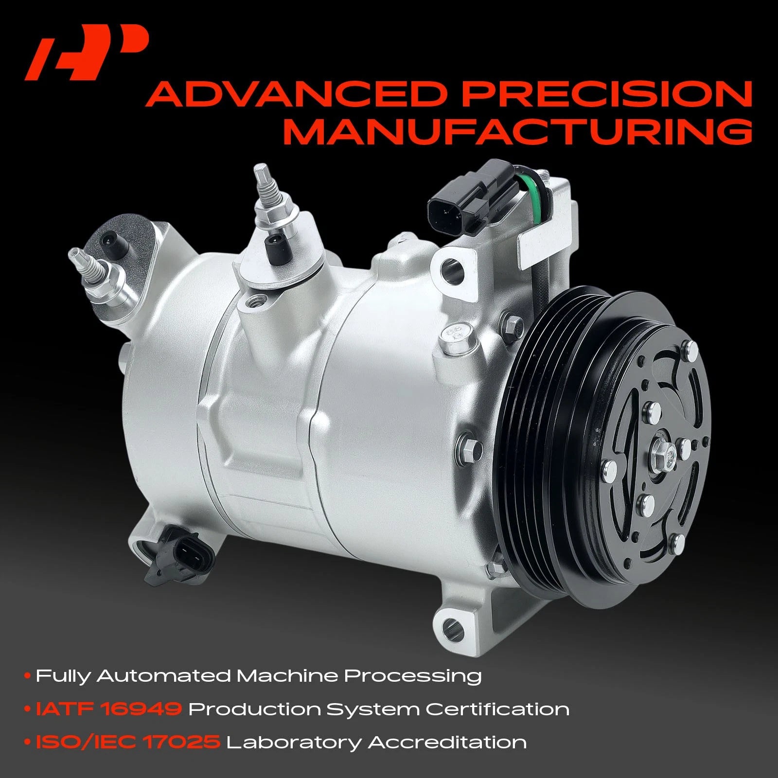 A/C Compressor with Clutch for Ford Mustang (2015-2025)