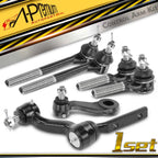 6x Inner & Outer Tie Rod Ends for Chevy Blazer S10 (1994–2005)