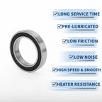 Deep Groove Ball Bearing 6909DDU for Scooter Skateboard Wheel (45x68x12mm)