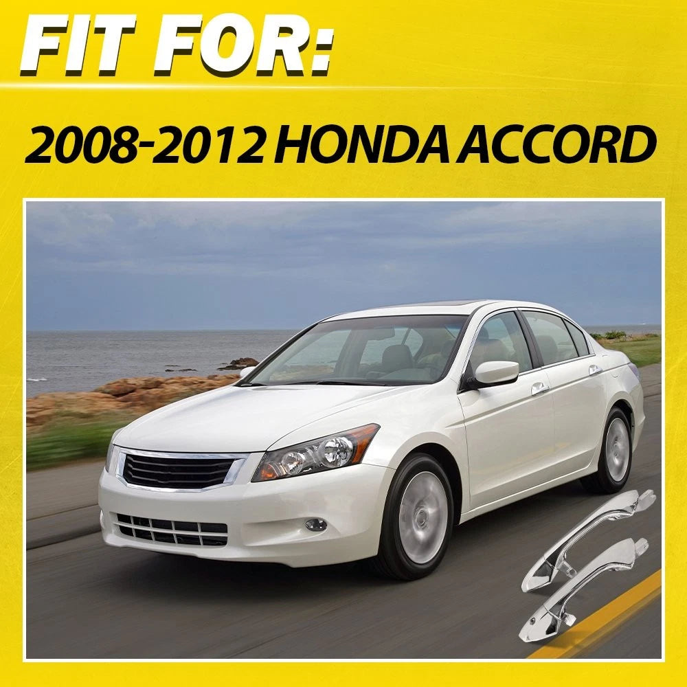 Set of 2 Chrome Door Handle Covers for Honda Accord Coupe (2008–2012)