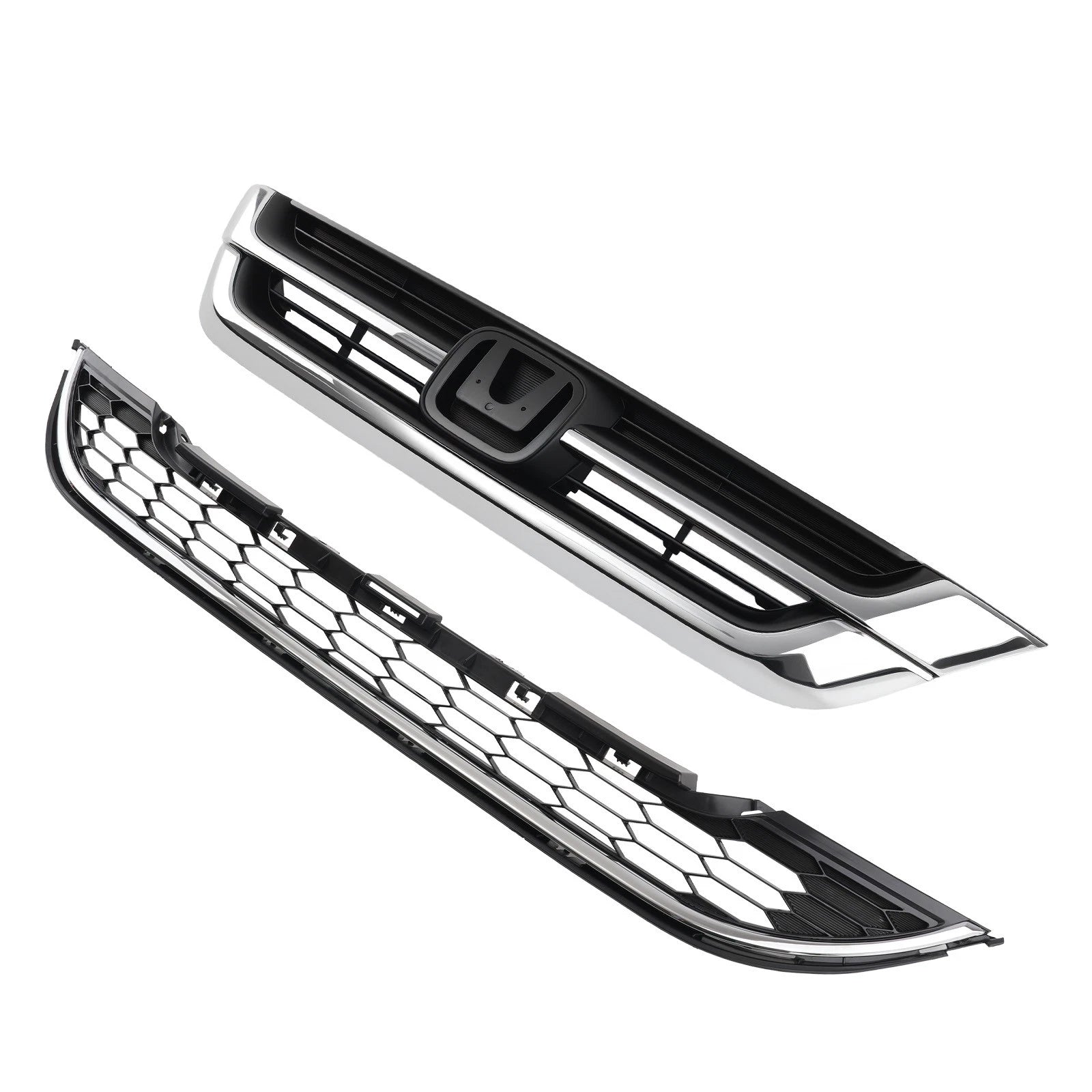 Front Bumper Honeycomb Grille for Honda CR-V (2010-2011)