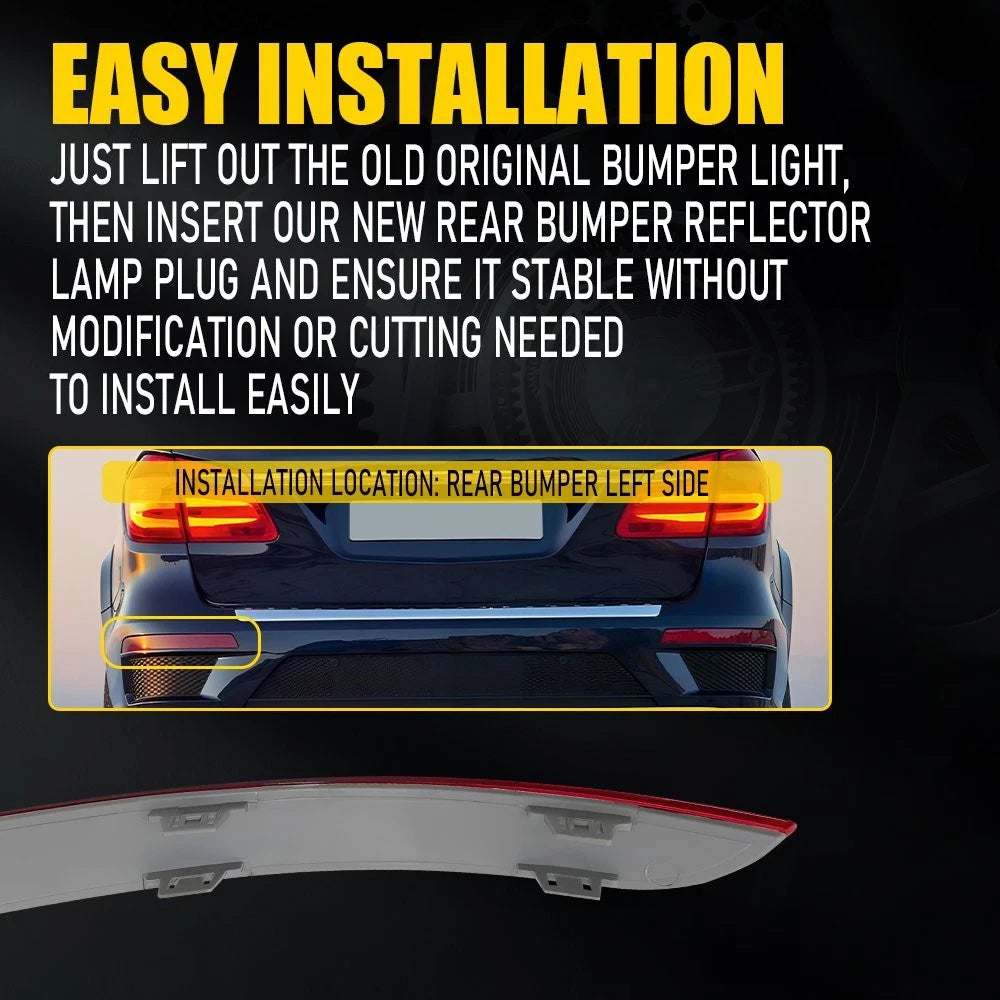 Rear Bumper Left Reflector for Mercedes Benz GL Class (2007–2012)
