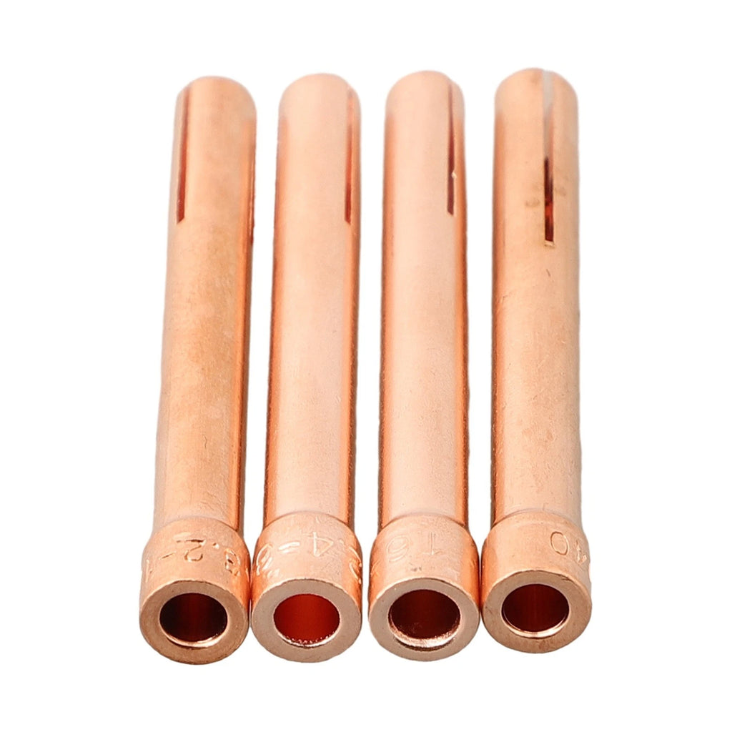 Set of 4 TIG Welding Torch Collets for (10N22, 10N23, 10N24, 10N25)
