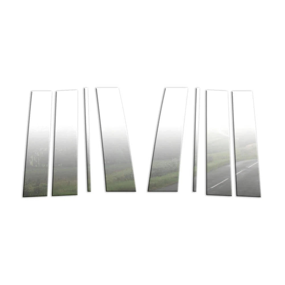 Pillar Post Covers for 2015-2020 Chevy Suburban (Stainless Steel 8pc)