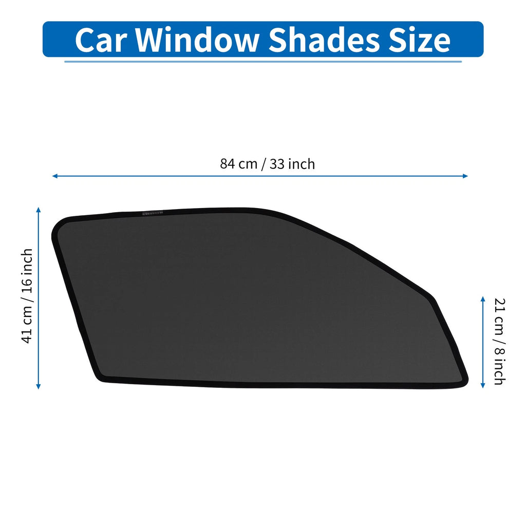 Car Window Cover for Toyota Hiace 200 Series (2005–2021) Net Black