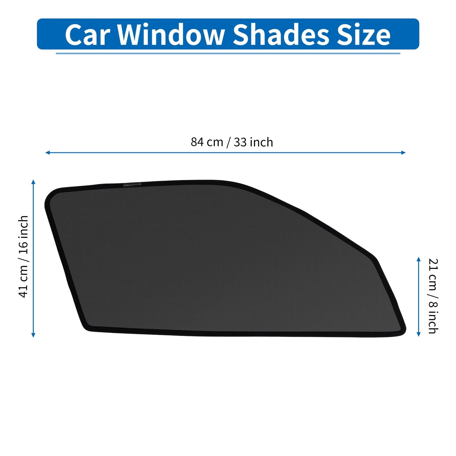 Car Window Cover for Toyota Hiace 200 Series (2005–2021) Net Black