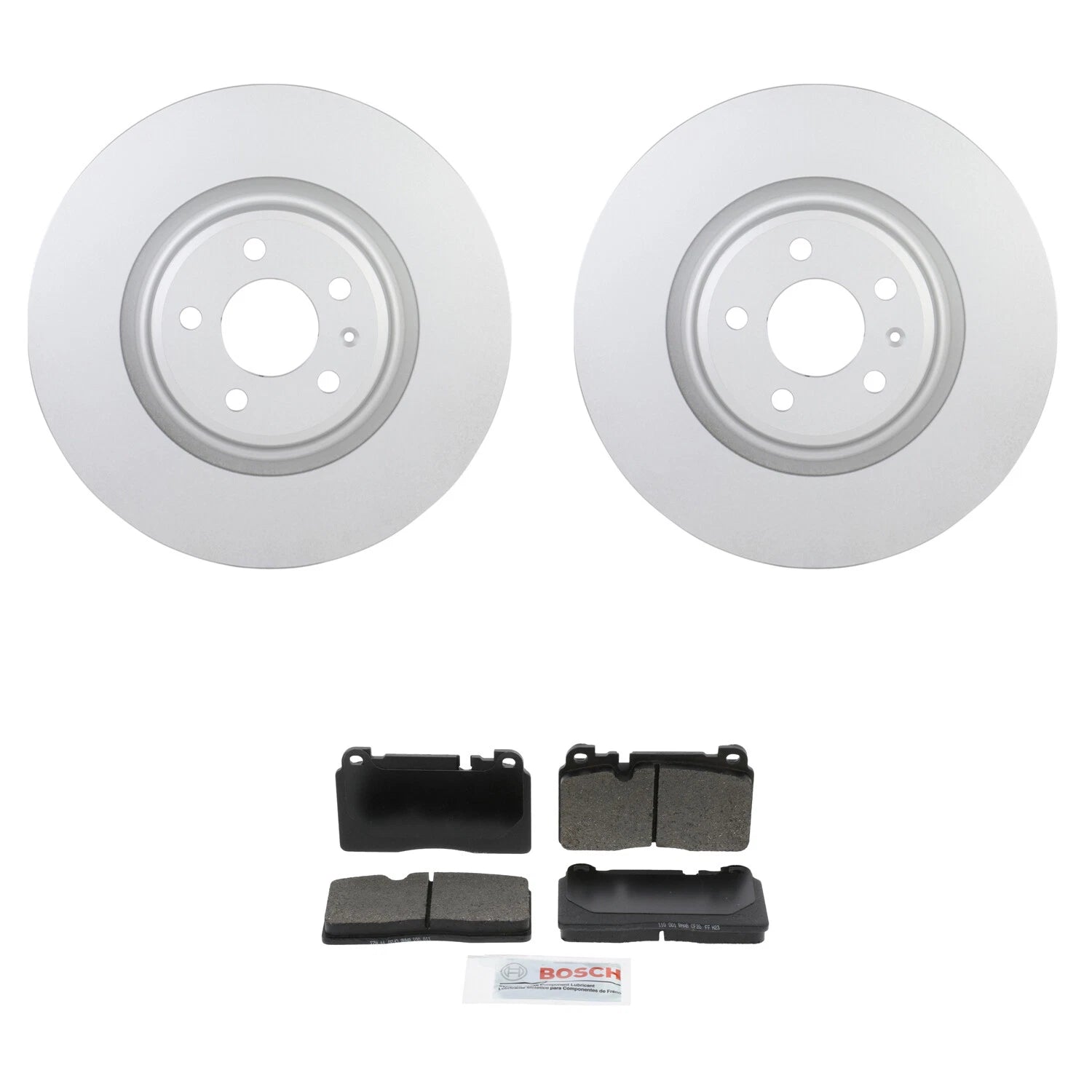 Set of 4 Bosch Blue Ceramic Disc Brake Pads & 345mm Rotors for Audi Q5 (2013–2017)
